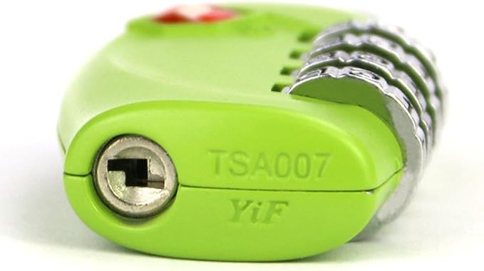 4 Dial Digit TSA Approved Travel Luggage Locks Combination for Suitcases (Green-4pack) - Image 3