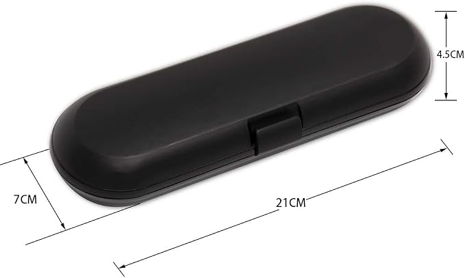 Nincha Plastic Electric Toothbrush Travel Case for Fairywill/TEETHEORY/Seago/Dnsly Series Sonic Electric Toothbrush, Black - Image 3