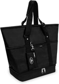Everest Luggage Deluxe Shopping Tote, Black, Black, One Size by EVEREST%C2%AE+Retail