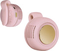 Portable Silent Mini Bladeless Electric Fan,Small fan Clip on for Shirt & Waist,2026 New Mini Bladeless Fan Clip On,Adjustable 3-Speed For Outdoor & Travel & Office, Travel Accessories, Gift (pink) by IGRARK
