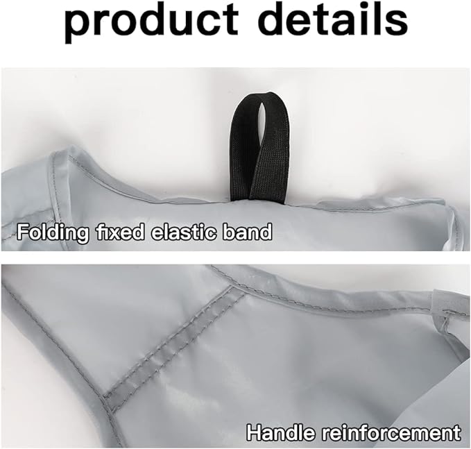 Aricsen Durable Colorful Folding Reusable Grocery Bags Handles, 20 Pack | Polyster fabric cloth, Pocket Nylon Tote, Foldable, Xlarge, Durable, Machine Washable, for grocery, storage, gifts - Image 6