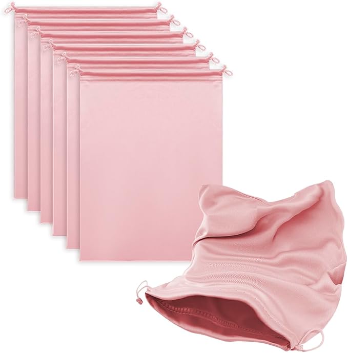 Microfiber Drawstring Bags, Multi-Size Soft Protective Pouches for Shoes, Ski Goggles, Sunglasses, Handbags & Camera Lenses by MtuxuYR