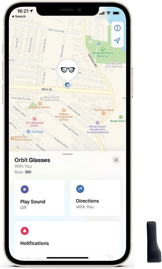 ORBIT x Glasses - Find Your Glasses and Apple Find My (iOS only), Glasses Tracker - Android not Supported - Image 8