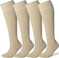 LEVSOX Viscose Made from Bamboo Compression Socks for Pregnant Women 20-30 mmHg Knee High Cute Mens Supports Socks for Travel by Levsox
