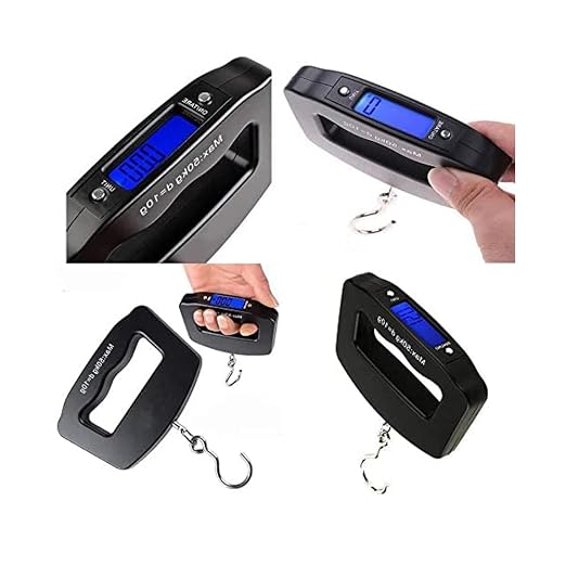 Luggage Scale, Large Handle, Electronic Luggage Scale, High Precision Carrying, 110lbs/50kg, Hook Rotates 360°, Travel Airport Checked Luggage Baggage, Avoid Extra Charges for Your Over Weight - Image 6
