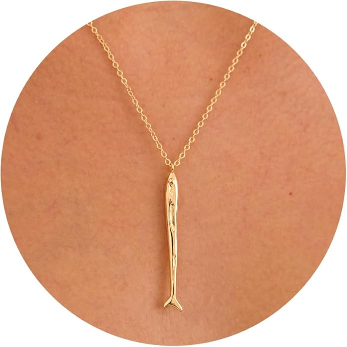 Gold Necklace for Women, Dainty Charm Pendant Necklace Jewelry Gift | 14K Gold Plated, Cute, Delicate, Adults, Non Tarnish, Hypoallergenic, Accessories by GUOKEJEWELRY