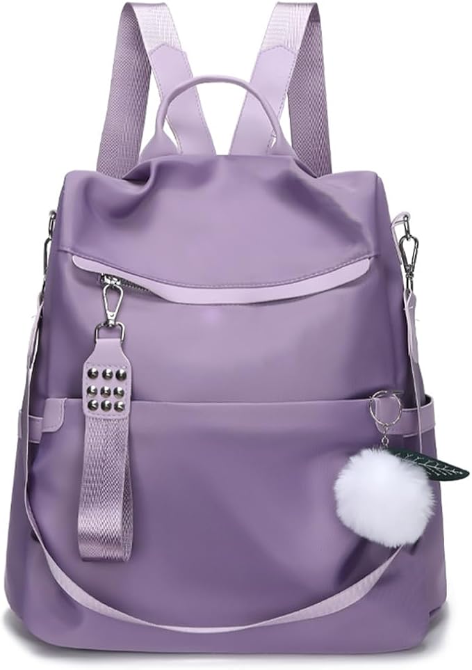 Fashion Anti-Theft Backpack Women,Waterproof Ladies Backpack Girls Casual Daypack Work Travel Rucksack Shoulder Bag(Purple) by SONARIN