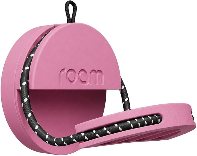 ROAM SMART TRACKER Bluetooth Item Locator: iOS & Android Compatible | Waterproof Tracker for Keys, Luggage, Kid & Pet Gear, Built-in Elastic Strap, No Extra App or Fees, Fast Setup, 1-Pack by RoamSmartTracker
