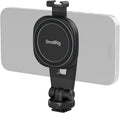 SMALLRIG AC-10 Magnetic Attachable Phone Clamp, Phone Mount with Cold Shoe Mount and 1/4"-20 Threaded Hole, for iPhone 17/16 / 15/14 / 13/12 Series, 90° Tilt for Recording, Live Streaming-5283 by SmallRig