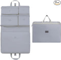 7-in-1 Travel Storage Bag, Foldable Hanging Packing Cube with Compartments for Clothes, Gray by Unknown
