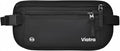 Money Belt for Travel with RFID Blocking, Hidden under Clothes for Passport, Cards, and Cash, Black by Unknown