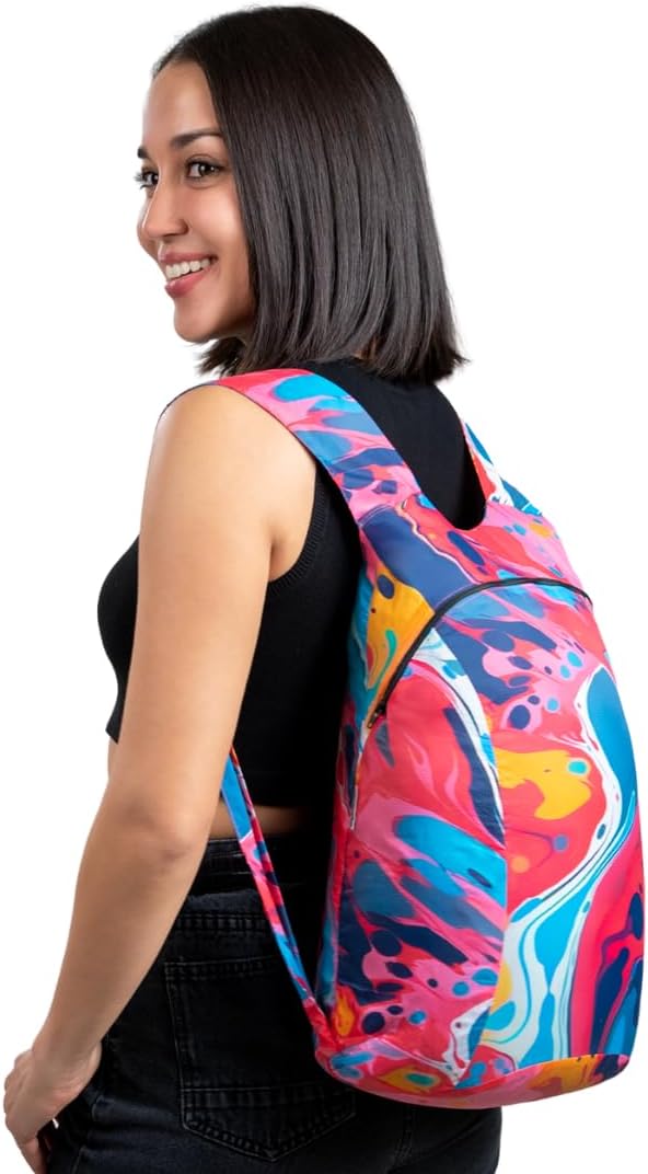 Nanobag Daypack 16L Ultralight Packable Foldable Travel Backpack for Hiking | 1.15 oz Portable Collapsible Pocket-Size with YKK Zipper and Wide Comfortable Shoulder Straps for Everyday Use and Sports - Image 2