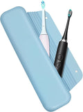 Silicone Waterproof Toothbrush Travel Pouch, Compatible with Oral-B & Philips Sonicare, Suri, Burst, Aquasonic, Portable Protective Bag - Blue by NECANCE