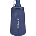 LifeStraw Peak Series - Collapsible Squeeze Bottle Water Filter System – 650ml for Trail Running, Through Hiking, Travel, Cycling, and Fishing; BPA-Free; Mountain Blue by LifeStraw