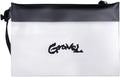 Gravel The Pouch | TSA Approved Clear Travel Toiletry Bag | Quart Size for Men & Women (Clear and Gray Script) by Gravel
