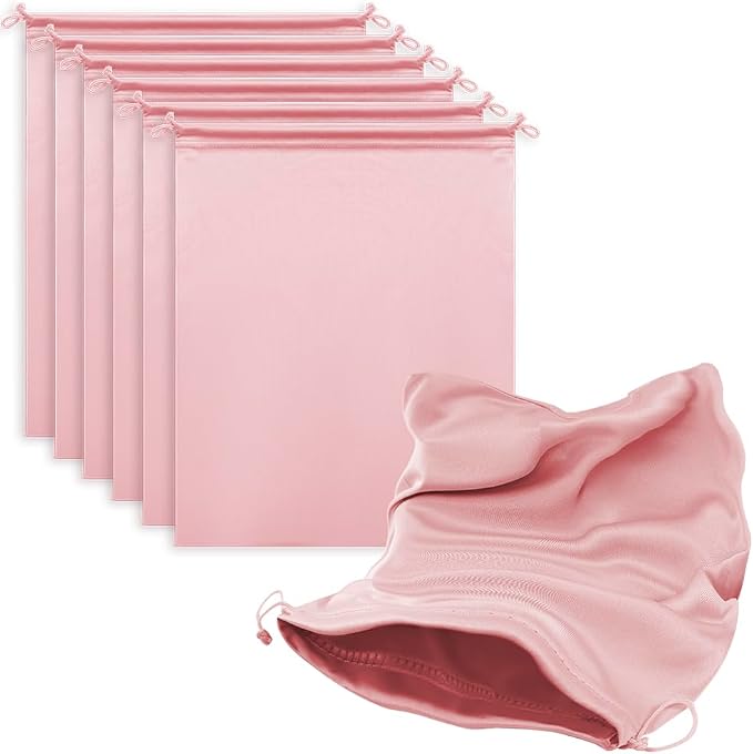 Microfiber Drawstring Bags, Multi-Size Soft Protective Pouches for Shoes, Ski Goggles, Sunglasses, Handbags & Camera Lenses by MtuxuYR