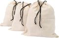 Organic Cotton Dust Proof Storage Bags for Handbags - Large Purse Storage Bags - Dust Bag Cover for Expensive Purses & Handbags - Extra-Large Cotton Drawstring Storage Bags (3 Bags - 26"x20") by OrganicCottonMart