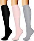3 Pack Medical Compression Sock-Compression Sock For Women and Men Circulation -Best for Running,Nursing,Athletic Sports by LaiteHebe
