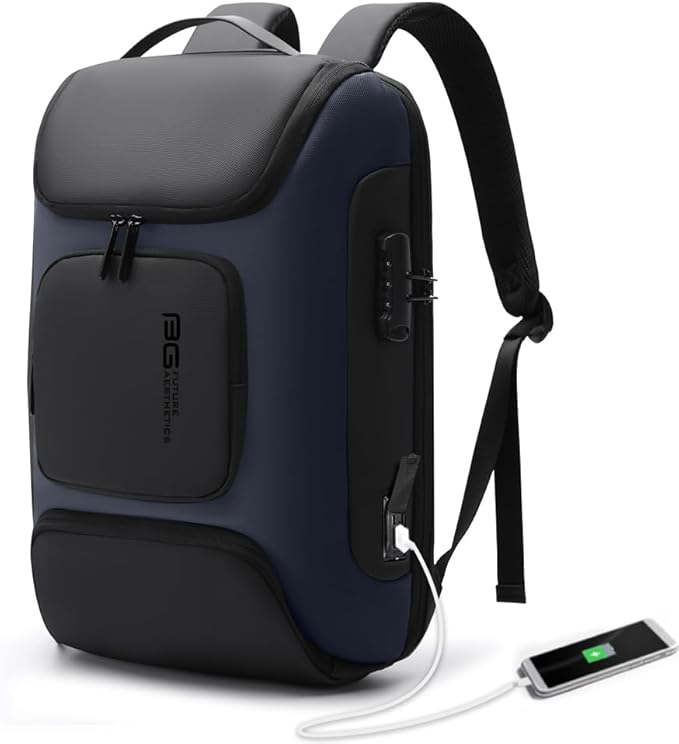 BANGE Anti Theft Backpack,Slim Laptop Backpacks Fit for 15.6 INCH，Business Backpack with USB Charging Port,Men Travel Backpack for Men and Women - Image 8