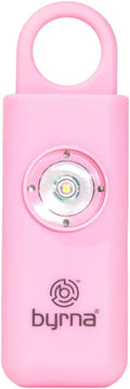 Byrna Banshee Personal Safety Alarm - 130db Loud Military Grade Self Defense Emergency Keychain Siren Device with LED Strobe Alert Light for Women, Men, Children, Elderly, Hikers and Runners (Pink) by ByrnaTechnologies