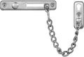 JQK Door Chain Lock, Stainless Steel Door Guard with Spring Anti-Theft Press Lock, Brushed, HDC100-BN by Homeimprovement