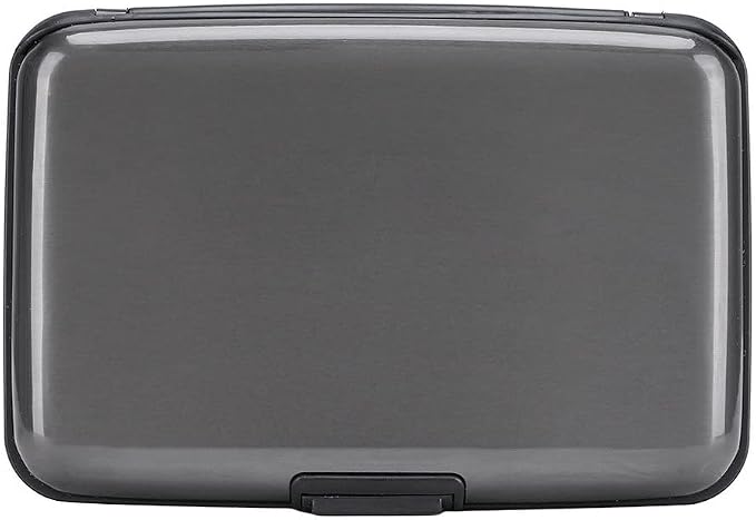RFID Blocking Credit Card Protector Case Holder Wallet for Men Women | RFID Blocking Credit Card Protector Aluminum ID Case Hard Shell Business Card Holders Metal Wallet for Men or Women by ELFISH