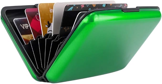 RFID Blocking Credit Card Protector Case Holder Wallet for Men Women | RFID Blocking Credit Card Protector Aluminum ID Case Hard Shell Business Card Holders Metal Wallet for Men or Women - Image 6