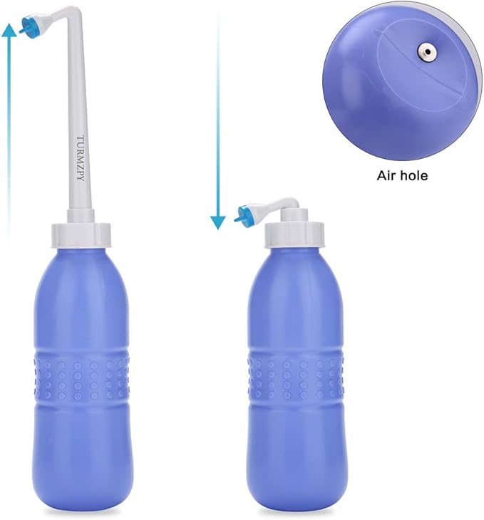 Portable Bidet 600ml Travel Bidet Plastic EVA Bottle Personal Hygiene Bidets Cleaning Device - Image 2