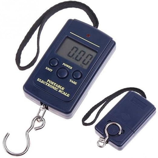 40kg Scale Digital Luggage Travel Hanging Scale Angler Scale Fish Scale Suitcase Scale by FANTIA