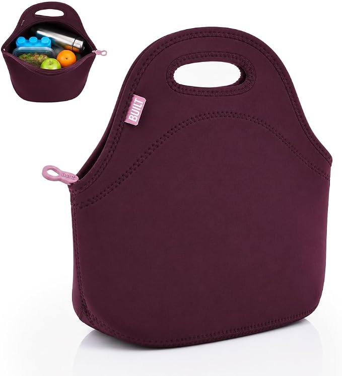 Built Gourmet Getaway Neoprene Lunch Bag - Fig Lilas by Built