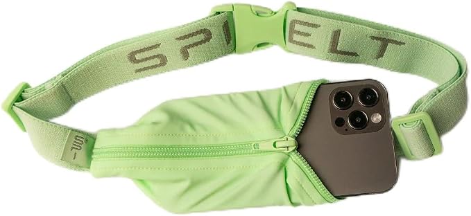 SPIbelt Running Belt Original Monochromatic for Women Men, Phone Holder for Running, Running Fanny Pack, Holder for Phone, Running Waist Pack, Adjustable Waist, [Fits All Phones]. Matcha by SPIbelt