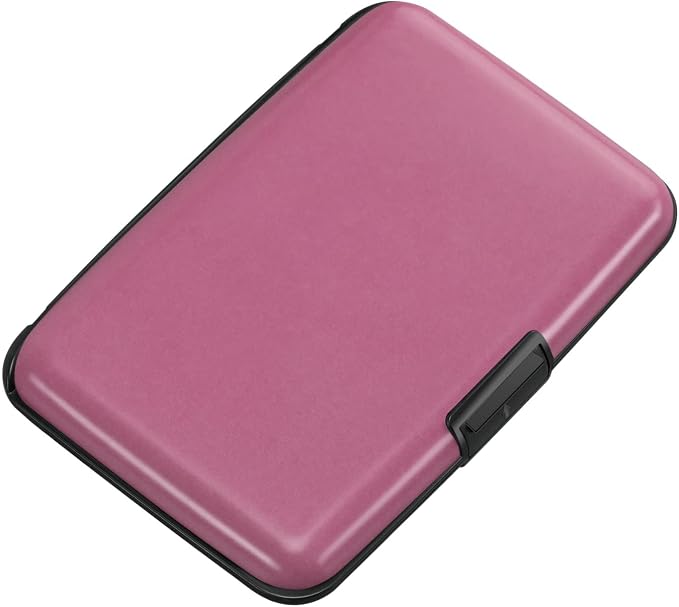 RFID Blocking Credit Card Protector Case Holder Wallet for Men Women | RFID Blocking Credit Card Protector Aluminum ID Case Hard Shell Business Card Holders Metal Wallet for Men or Women - Image 4