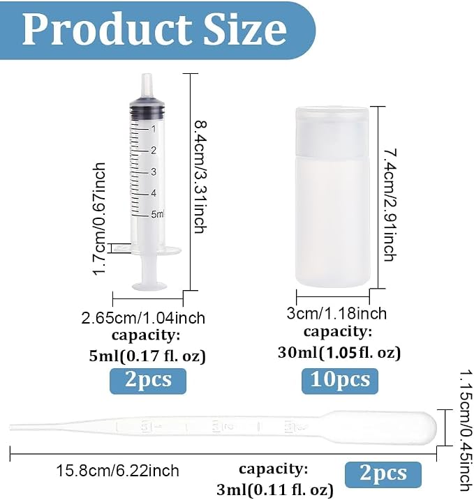 BENECREAT 10 Pack 1oz Travel Bottles Small Travel tubes Plastic Flip Cap Sample Bottle Refillable Travel Bottles for Makeup, Liquid, Cosmetic Toiletries Product - Image 2