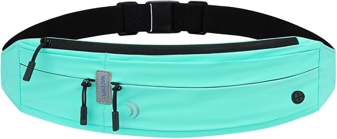 WATERFLY Running Belt Fanny Pack:Phone Holder Belt for Men Women | Lightweight, Soft and breathable fabric,SBS zipper, adjustable waist belt, Zero bounce, Suitable for running workout Fitness - Image 7