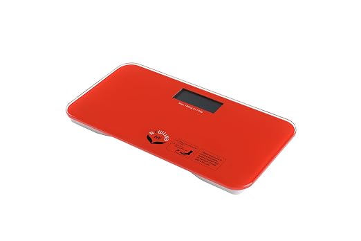 NewlineNY 700 Series Mini Travel Digital Bathroom Scales (no Sleeve) (Red) - Image 4