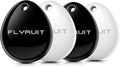 Air Tracker Tags-4 Pack, iOS Only, Apple Find My Certified, Luggage Tracker | Smart Bluetooth Tracking, Key Finder Items Locator for iPhone, Travel Cruise Essentials, Wallet, Backpack, Car, Bike by Flyruit