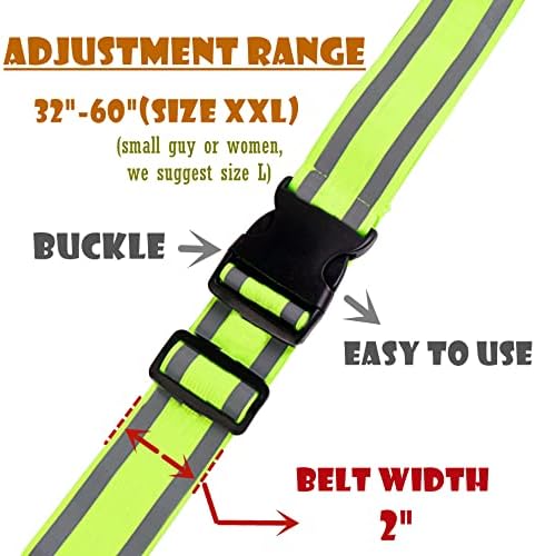 Reflective Running Gear,Reflective Bands for Arm/Wrist/Ankle/Leg,Biking Accessories for Women and Men - Image 3