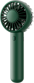 Gaiatop Mini Portable Fan, Navy Green, Cute Design, Rechargeable Battery, Handheld and Desktop, Small and Light | Powerful 3 Speed with Desktop Base, Lightweight, Battery Powered for Travel Lash Makeup Girls Women Gift Navy Green by GAIATOP