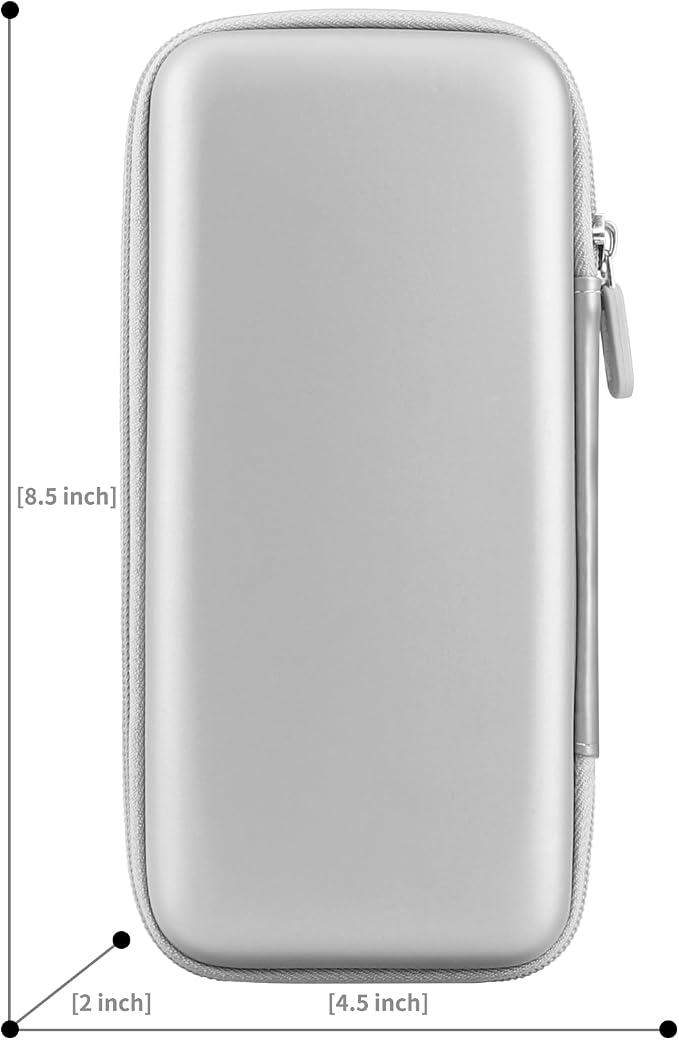 iMangoo Travel Essential Electronics Organizer Charger Case Carrying Pouch | 8.5x4.5x2" Power Bank Tech Accessories Protective Storage Shockproof Portable Purse Men Women School Office Trips Must Have - Image 5