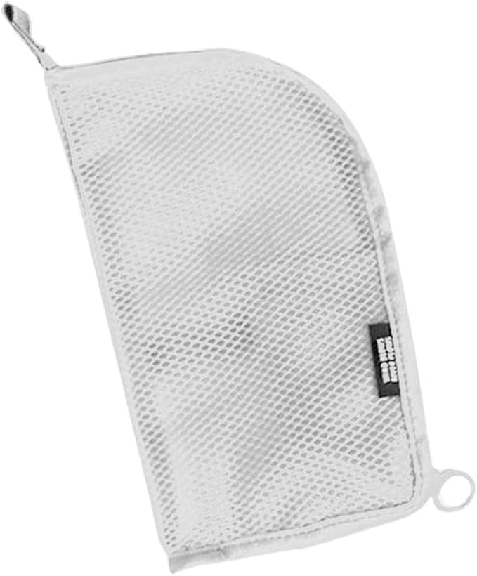 GANPUB 1Pc Travel Toothbrush Storage Bag, Portable Travel Cosmetic Bag Toilet Pouch, Toothbrush Toothpaste Cosmetics Storage Bag Case Container Toothbrushes and Accessories（White） by GANPUB