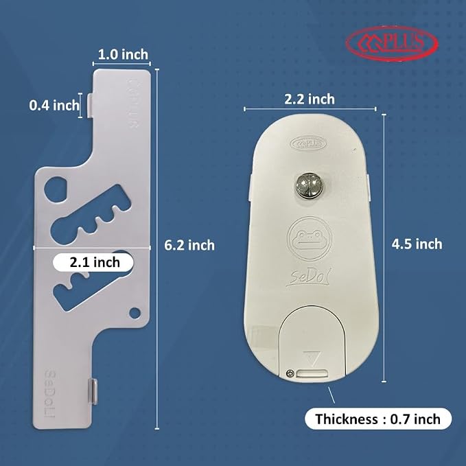 CGPLUS Security Door Stopper Alarm SEDOLI 100DB Siren for Safe Stay, Home, Travel - Image 6