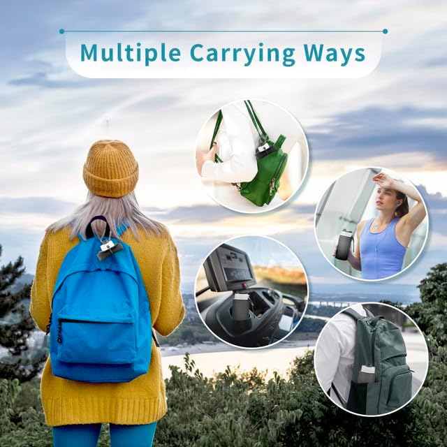 Collapsible Water Bottles 19oz with Spout & Carabiner, Odorless BPA-Free Silicone, Leak-Proof Foldable Reusable Bottle - Perfect for Travel Sports Gym Hiking Camping Cycling - Clear Black - Image 6