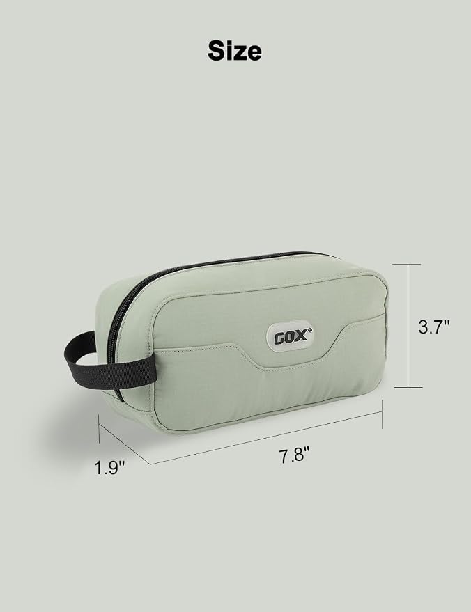 GOX Travel Toiletry Bag Dopp Kit Case for Men Multifunction Packing Organizer Pouch (Mint Green) - Image 5