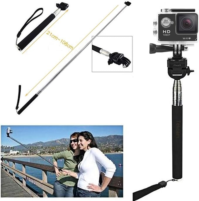 Floating Hand Grip Action Camera Accessories Kit Compatible with AKASO | Compatible With GoPro Hero 13 12 11/AKASO/DJI Osmo Action 5 pro, Selfie Stick, Waterproof Stick Handle, Suction Cup Mount - Image 6