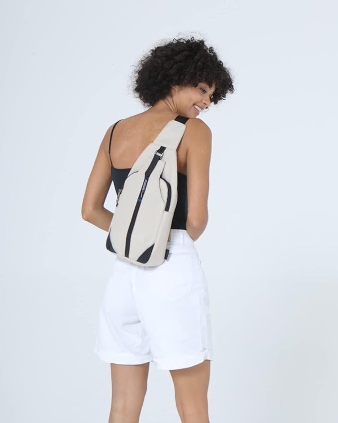 WATERFLY Medium Crossbody Sling Backpack Anti Theft Backpack for Traveling Chest Shoulder Bag - Image 8