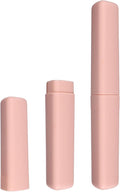 uxcell 2Pcs Travel Toothbrush Case, 8.27 x 1.38 Portable Travel Toothbrush Holder, Plastic Toothpaste Container for Bathroom, Gym, Business Trip, Camping, Pink by uxcell
