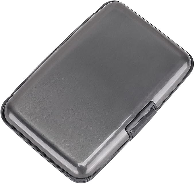 RFID Blocking Credit Card Protector Case Holder Wallet for Men Women | RFID Blocking Credit Card Protector Aluminum ID Case Hard Shell Business Card Holders Metal Wallet for Men or Women - Image 4