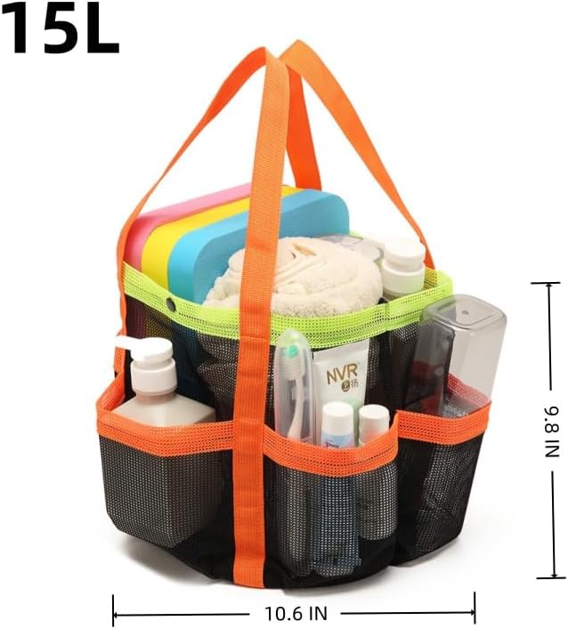 Mesh Beach Bag tote for women men cruise travel essentials swim pool towel bag for family vacation foldable must haves | foldable - Image 8