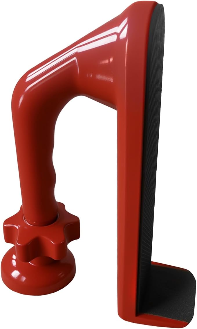 Portable Door Stopper, Aluminum Alloy Anti-Slip Safety Device, Suitable for Personal Protection During Travel or Apartment Living.(red) by Unknown