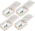 Travel Shoe Bags, Foldable Waterproof Shoe Pouches Organizer-Double Layer (4 Cream Shoe Bag) by JJ+POWER